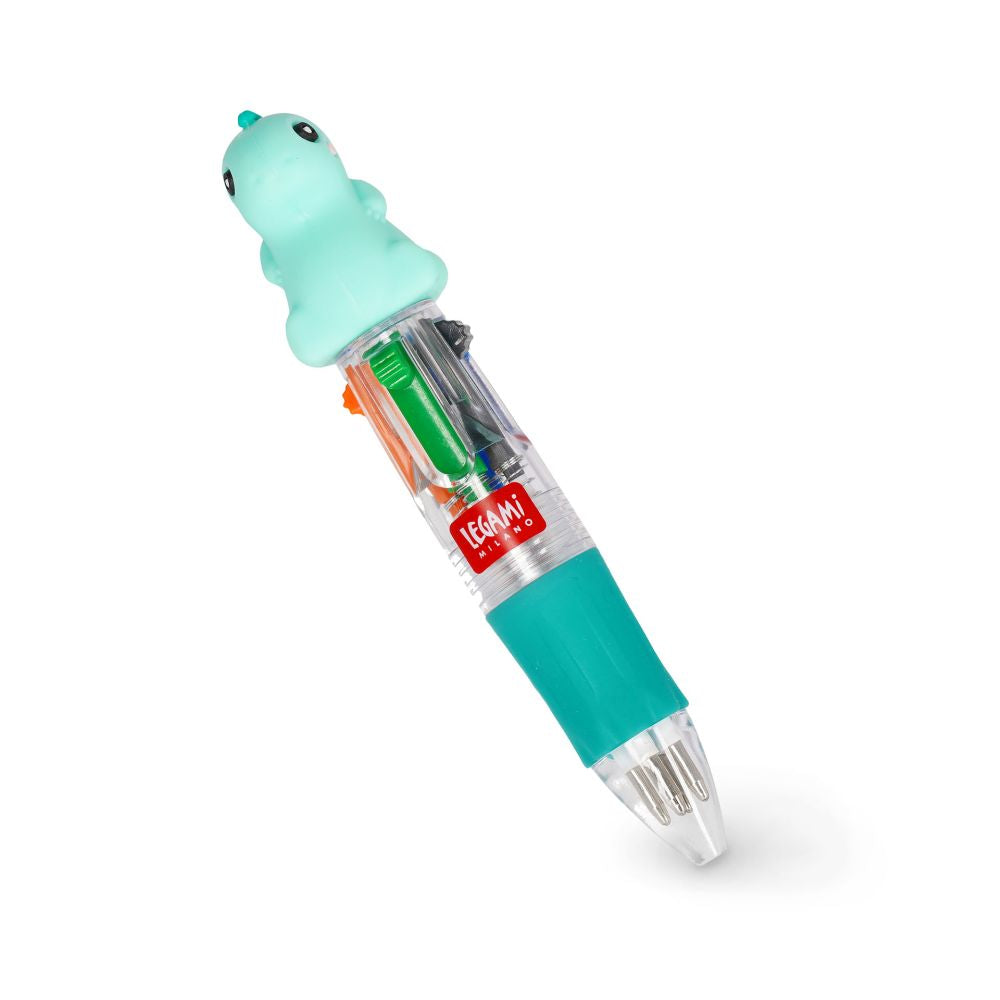 Legami Mini Magic Rainbow Dino, Kuglepen med 4 farver