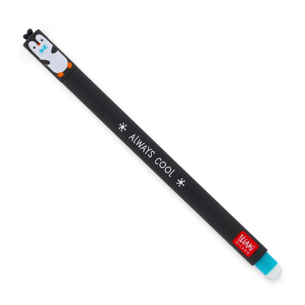 Legami Gel pen med viskelæder, Pingvin