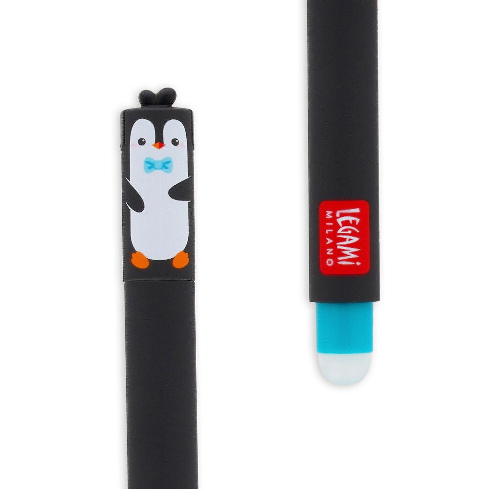 Legami Gel pen med viskelæder, Pingvin
