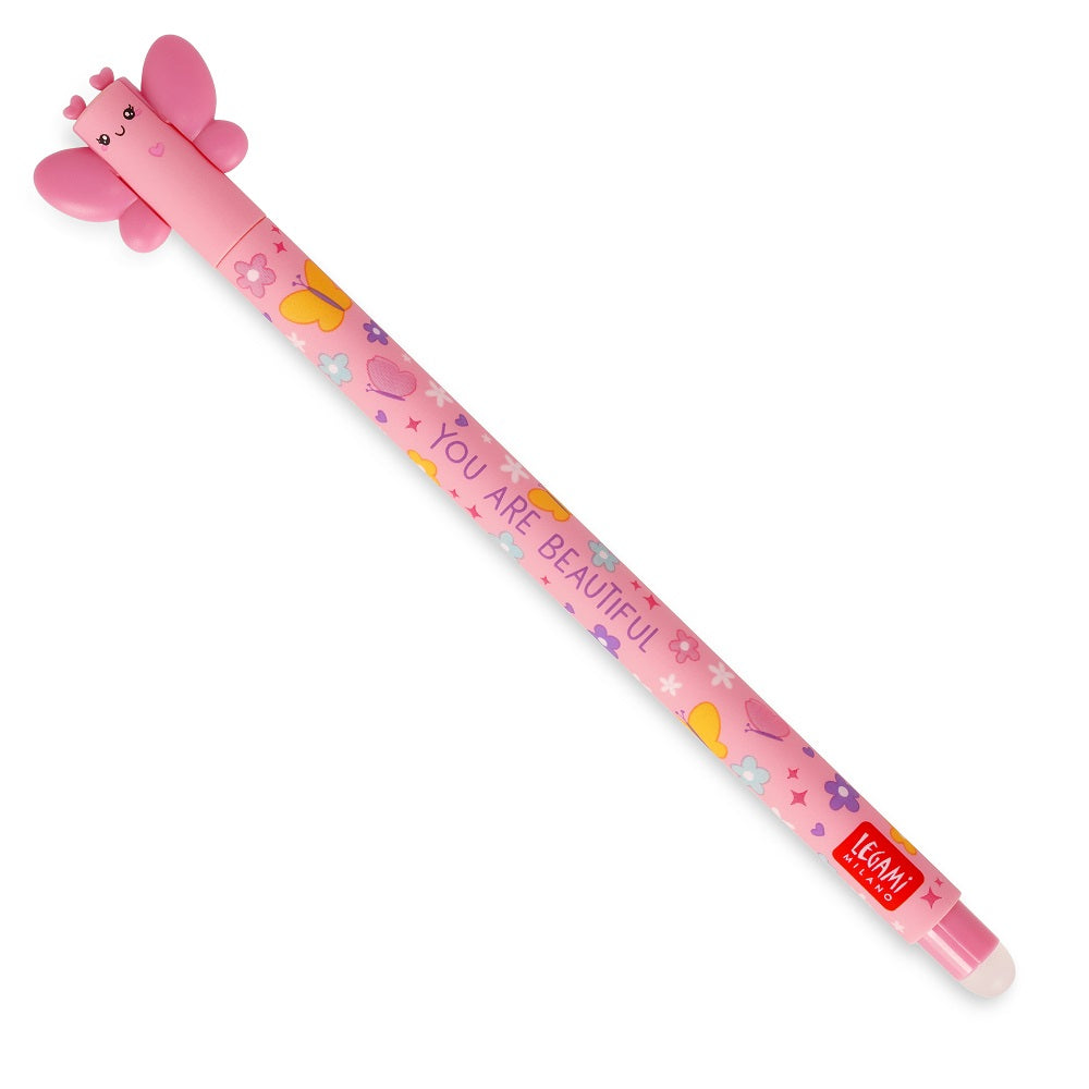 Legami Gel pen med viskelæder, Sommerfugl