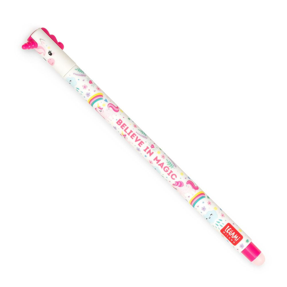 Legami Gel pen med viskelæder, Unicorn