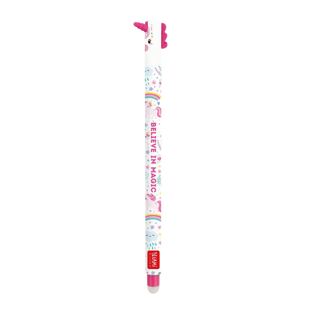Legami Gel pen med viskelæder, Unicorn