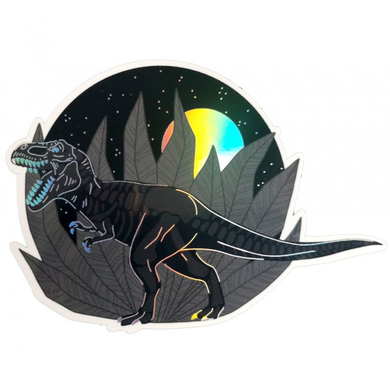Stickers med dino til madkasse eller drikkedunk.
