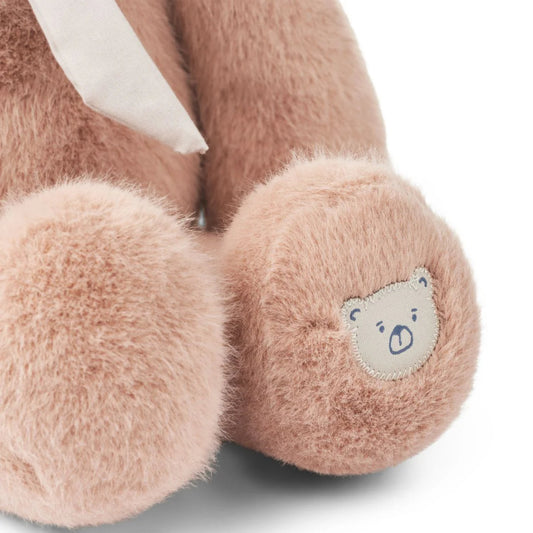 Lyserød kaninbamse.
