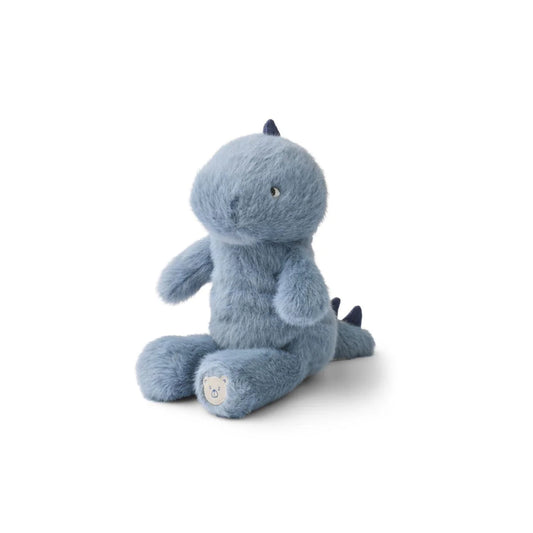 Blå dino bamse.