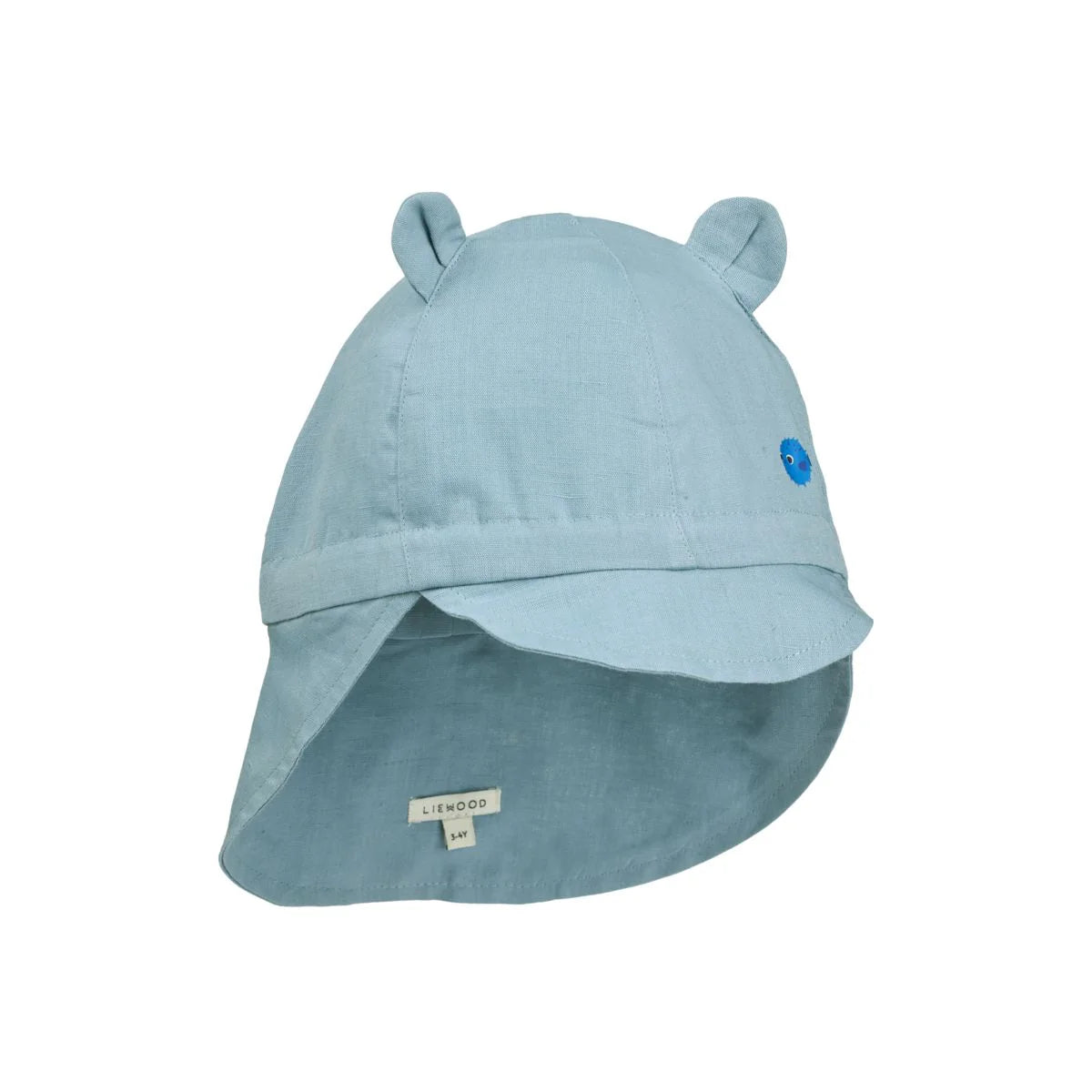 Liewood Gorm Hør Solhat str. 3-4 år - Beach blue