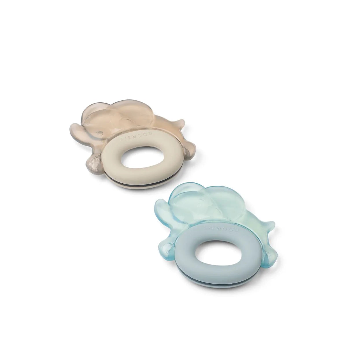 Liewood Rita Kølende elefantbideringe 2 stk, Sandy/dove blue