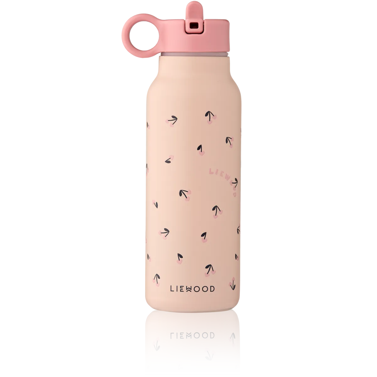 Liewood Falk Drikkedunk 350ml, Mini Cherry heart/Rosey