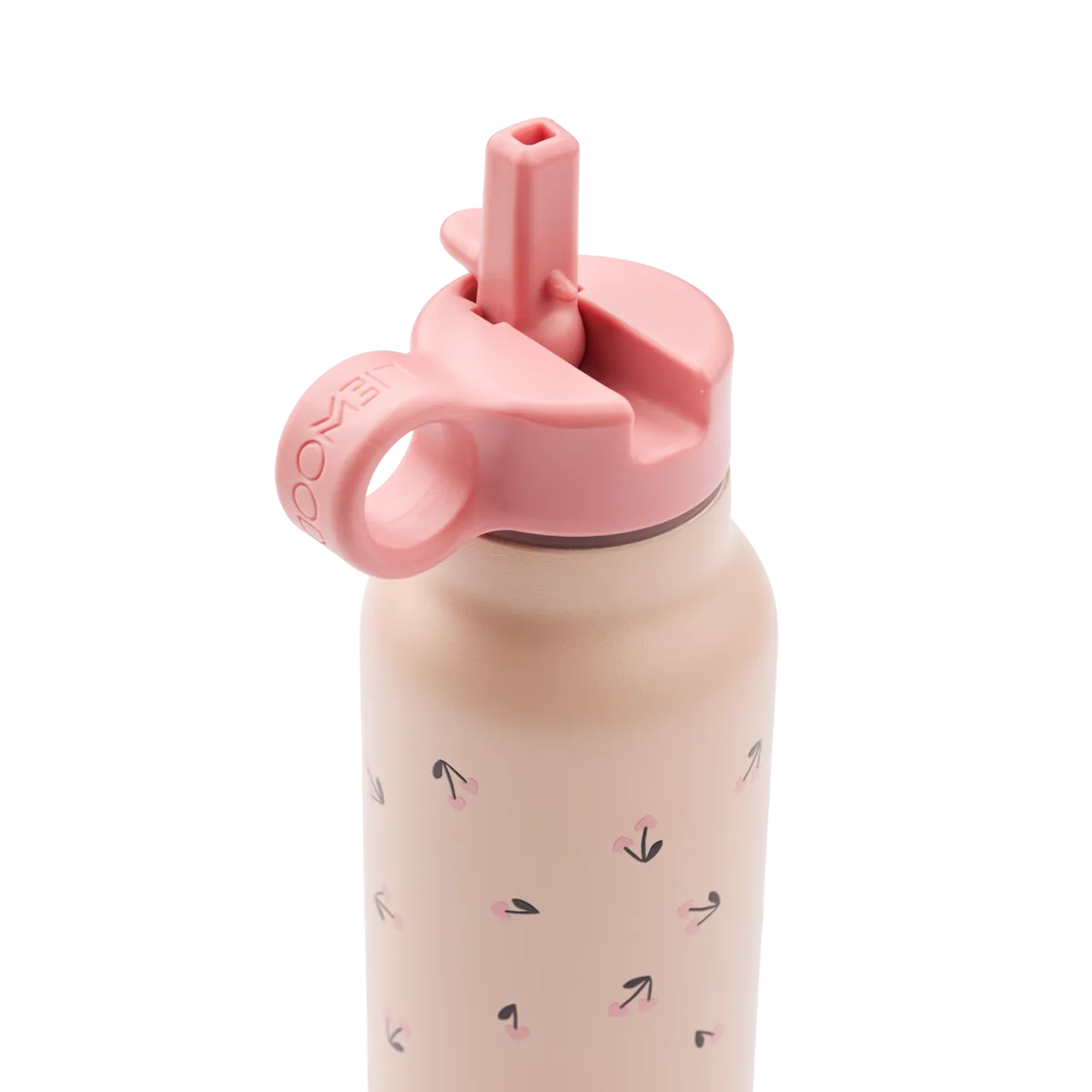 Liewood Falk Drikkedunk 350ml, Mini Cherry heart/Rosey