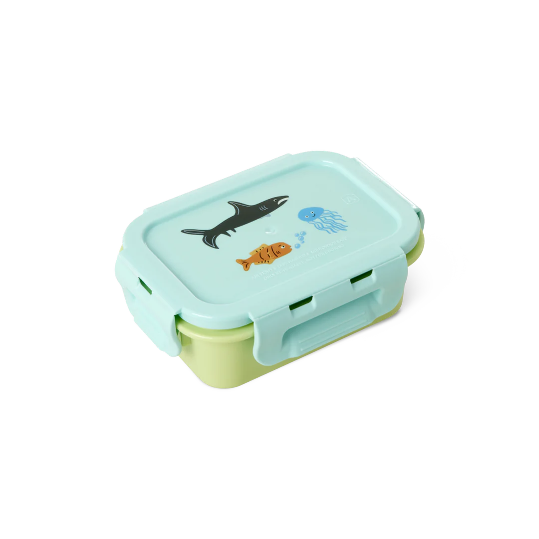 Rice Lille Madkasse - Mint - Wildlife Print