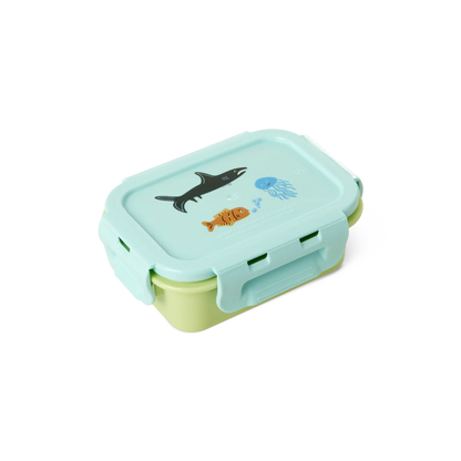 Rice Lille Madkasse - Mint - Wildlife Print