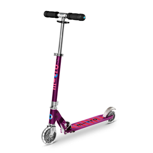 Micro - Sprite Løbehjul LED - Purple Stripe
