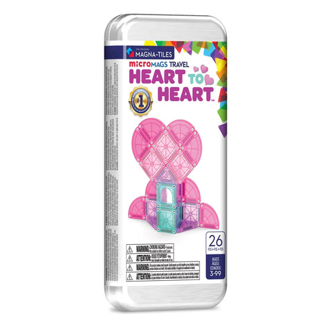 Magna-Tiles Heart to Heart Rejsesæt, 26 dele