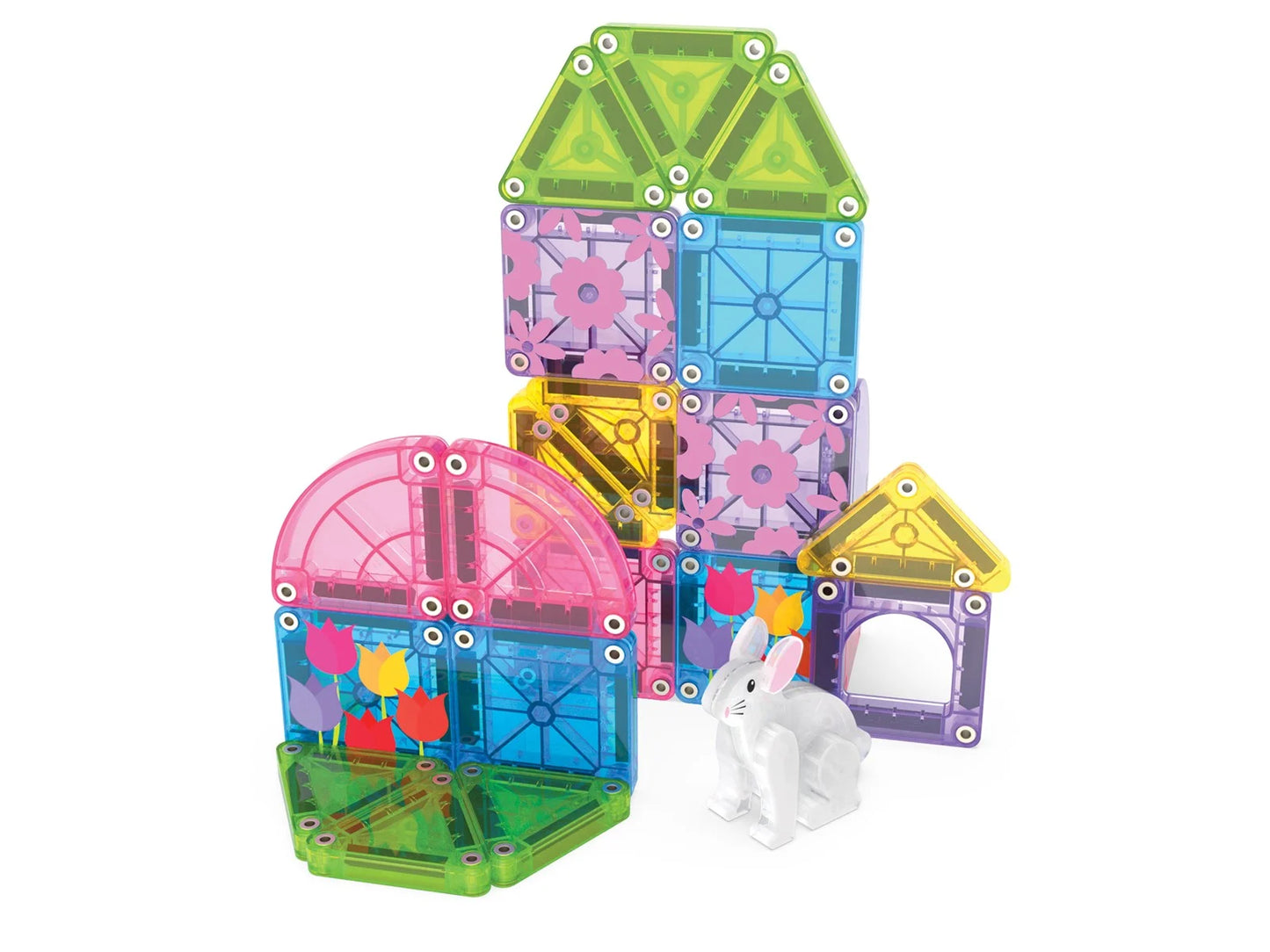 Magna-Tiles Spring Garden Rejsesæt, 24 dele