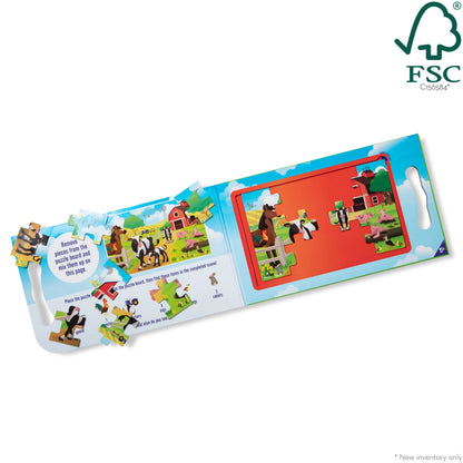 Melissa & Doug Magnetisk puslespil Take Along - On The Farm