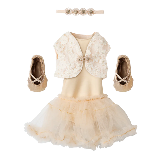 Maileg Balletdragt str. 3 - Creme