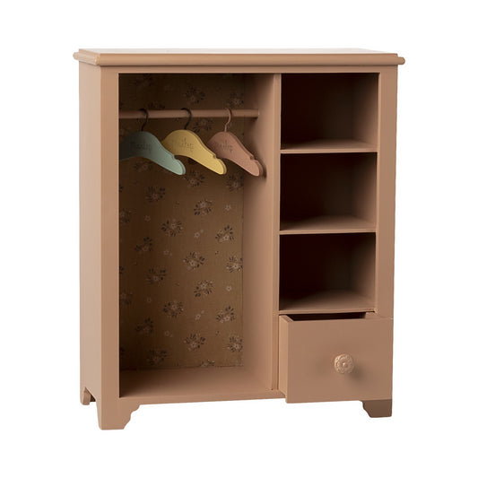 Maileg Skab, Stor - Mørk pudder