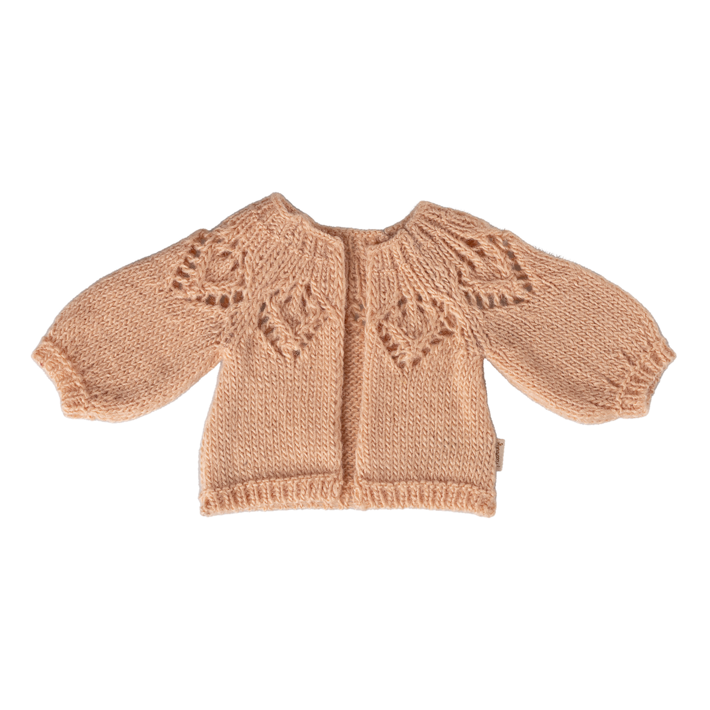 Maileg Strikket cardigan, Størrelse 3 - Lys rosa