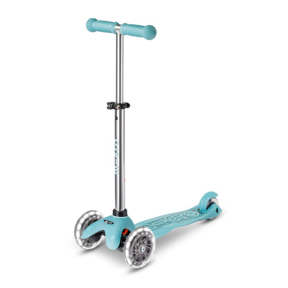 Micro - Løbehjul Mini Deluxe Glow LED Plus - Glacier Aqua
