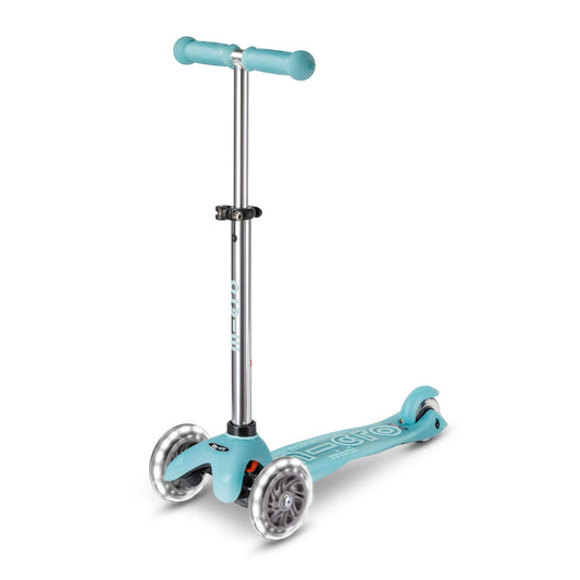 Micro - Løbehjul Mini Deluxe Glow LED Plus - Glacier Aqua