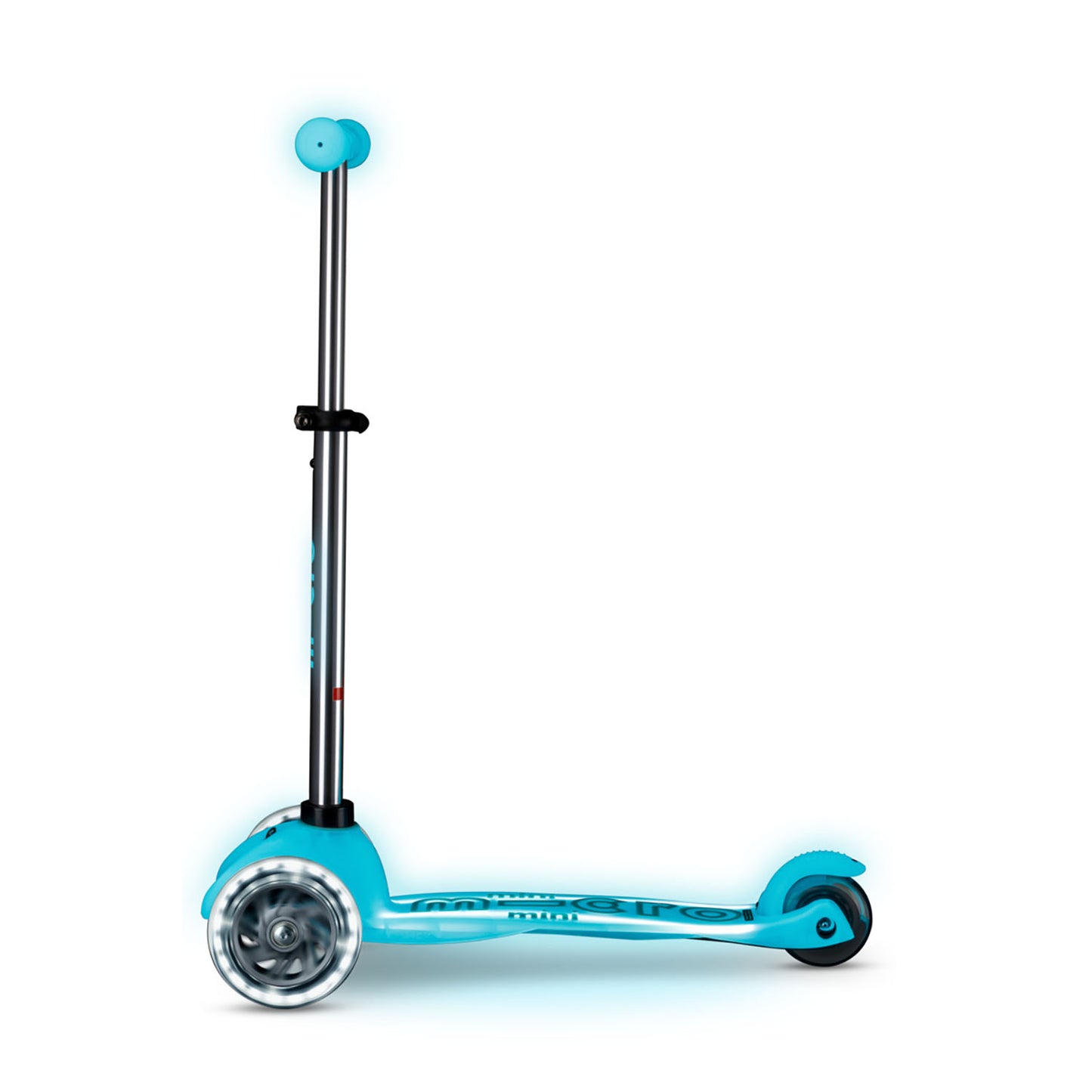 Micro - Løbehjul Mini Deluxe Glow LED Plus - Glacier Aqua