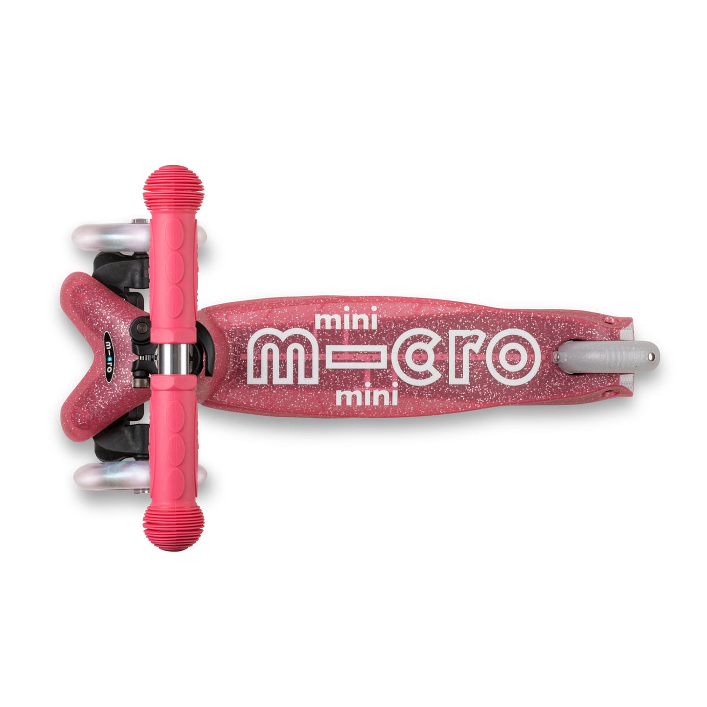 Micro - Løbehjul Mini Deluxe Fairy Glitter LED - Pink