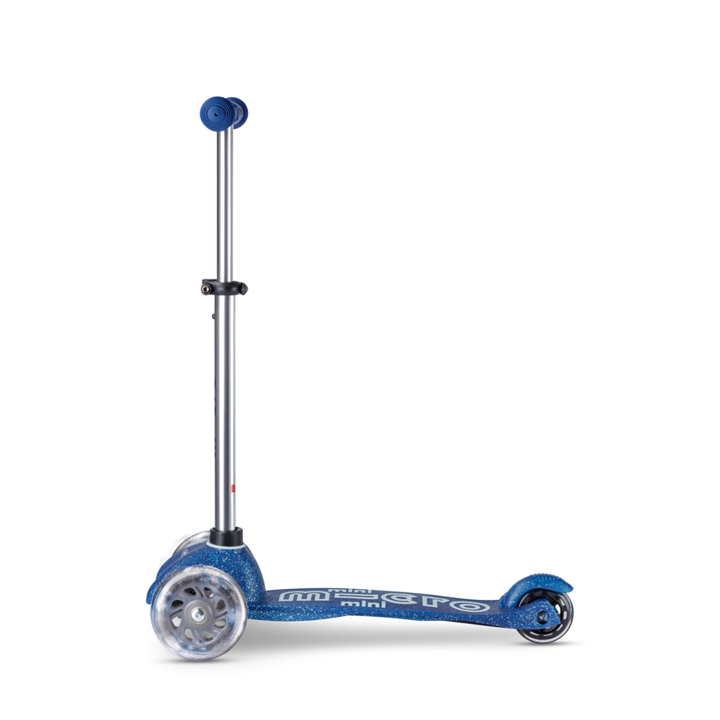 Micro - Løbehjul Mini Deluxe Galaxy Glitter LED - Navy Blue