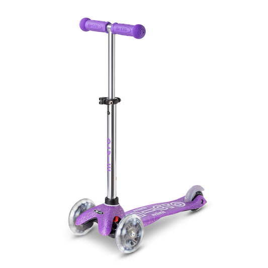 Micro - Løbehjul Mini Deluxe Fairy Glitter LED - Purple