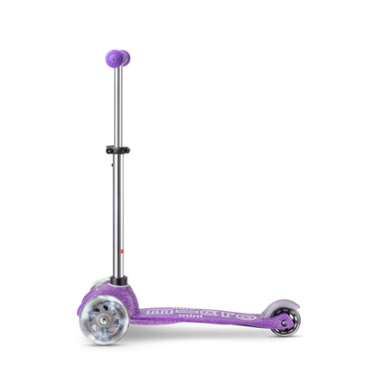 Micro - Løbehjul Mini Deluxe Fairy Glitter LED - Purple
