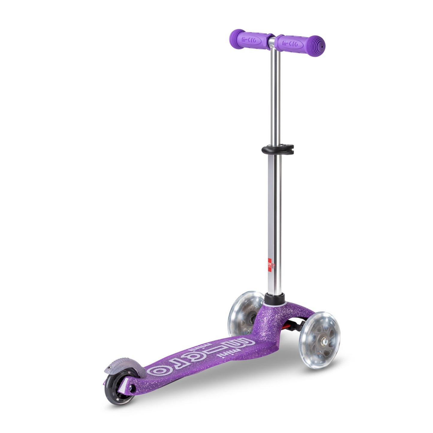 Micro - Løbehjul Mini Deluxe Fairy Glitter LED - Purple