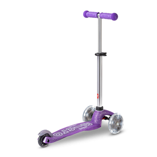 Micro - Løbehjul Mini Deluxe Fairy Glitter LED - Purple