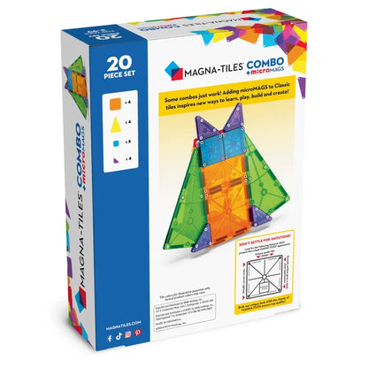 Magna-Tiles microMags combo, 20 dele