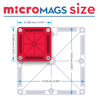 Magna-Tiles microMags combo, 20 dele