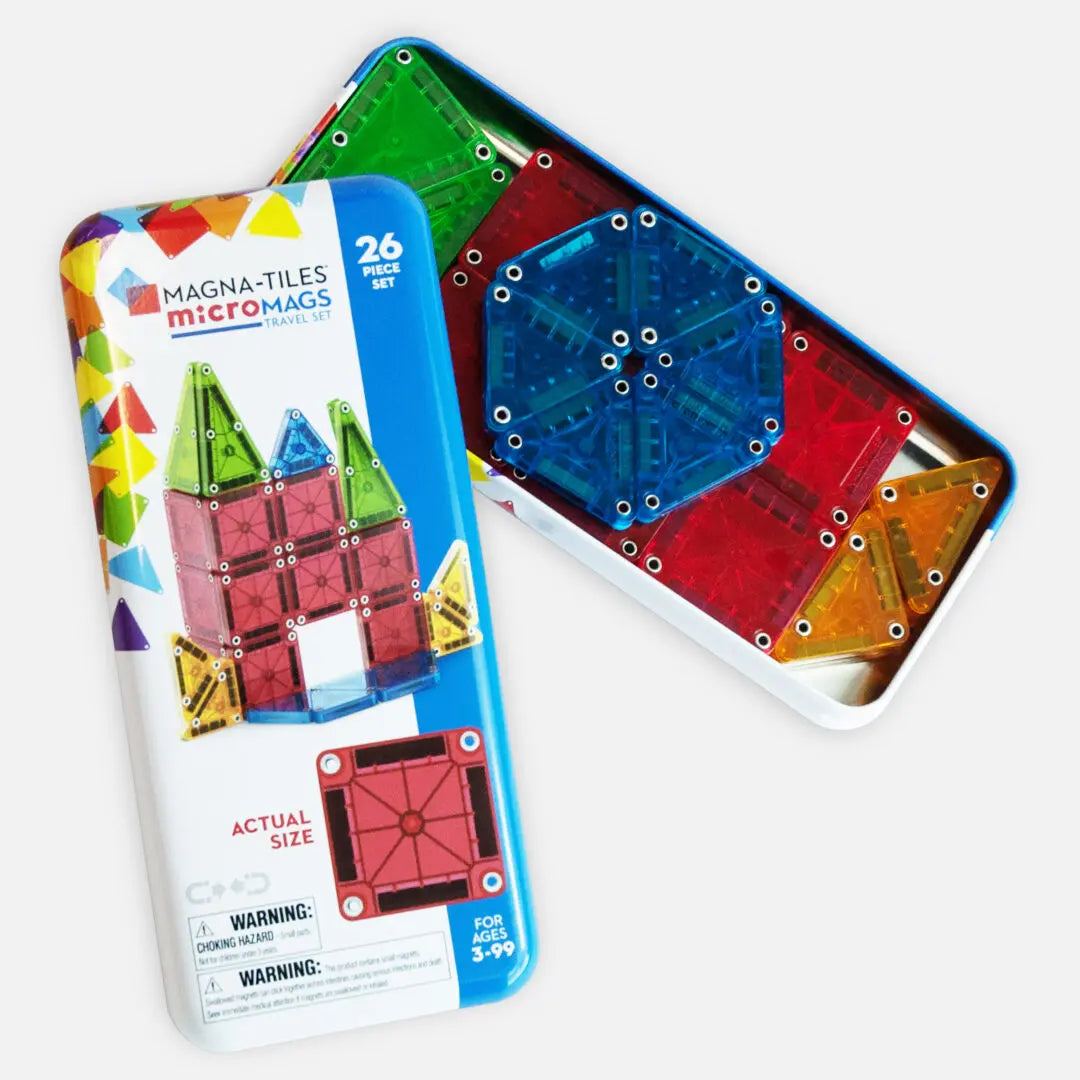 Magna-Tiles microMags Rejsesæt, 26 dele