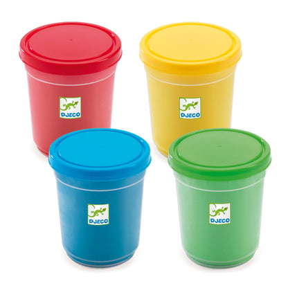 Djeco Modellervoks, 4 farver