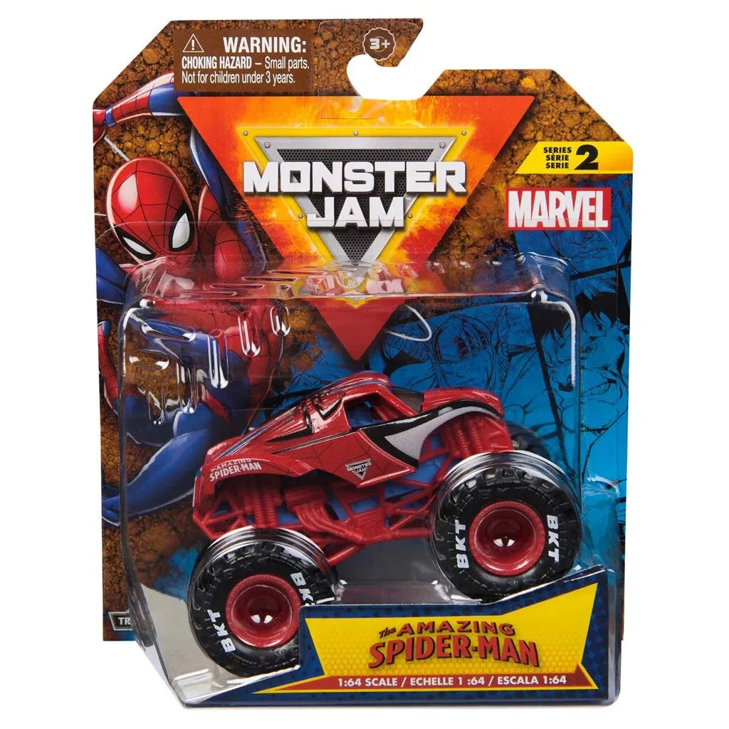 Monster Monster Jam 1:64 Marvel Single Pack - Spider Man