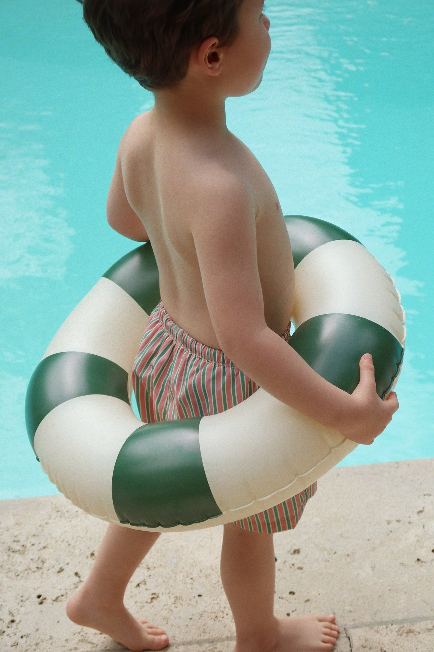 Konges Sløjd Badering - Green stripe