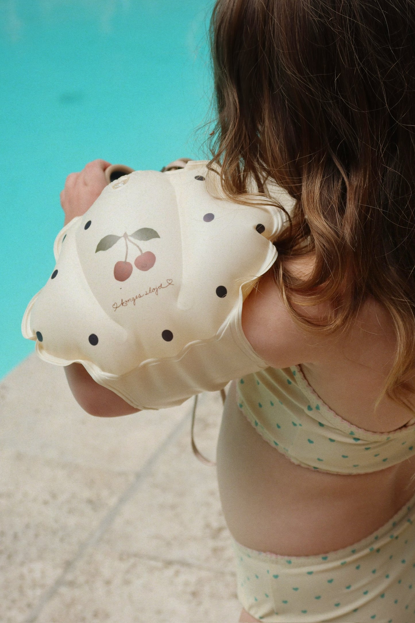 Konges Sløjd Badevinger. Navy dot - Str. 11-19 kg.