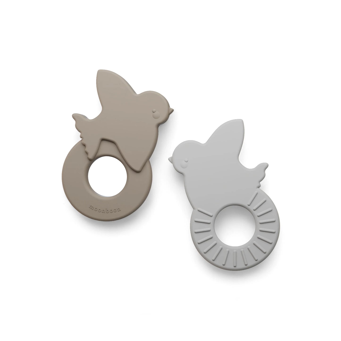 Moonboon Silikone Bidering 2 stk. i en mild farvekombination