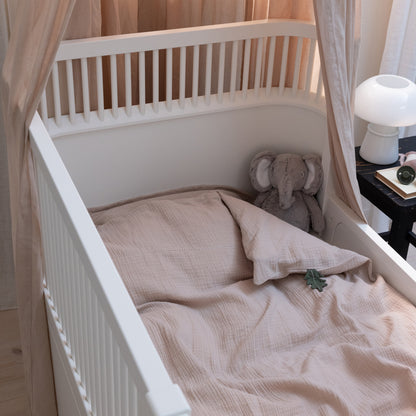 Sebra Sengetøj - baby, musselin, seabreeze beige