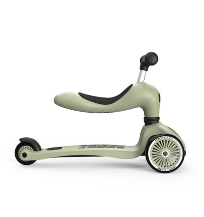 Scoot&ride Løbehjul Highwaykick 1, Olive