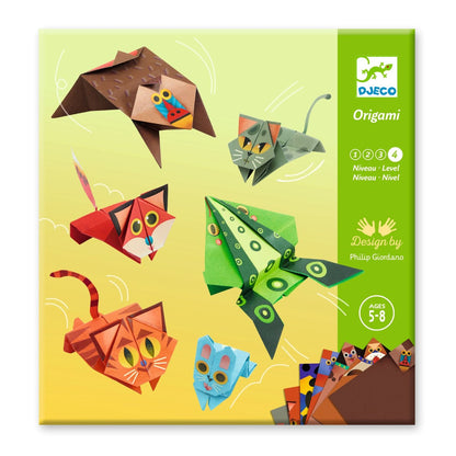 Djeco Kreativ origami, Hoppende dyr