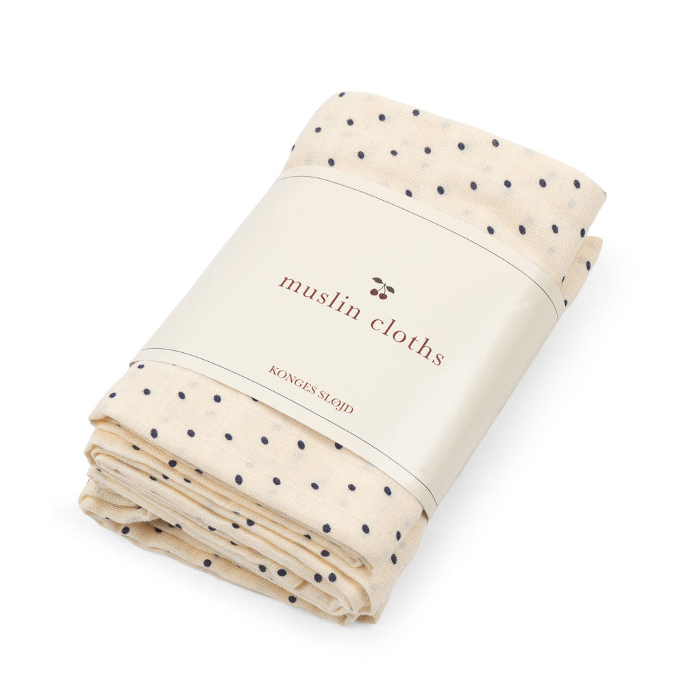 Konges Sløjd 3pk stofbleer, Estate dot