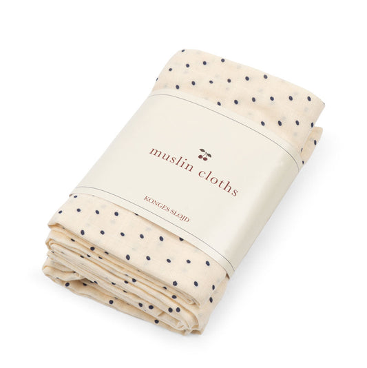 Konges Sløjd 3pk stofbleer, Estate dot