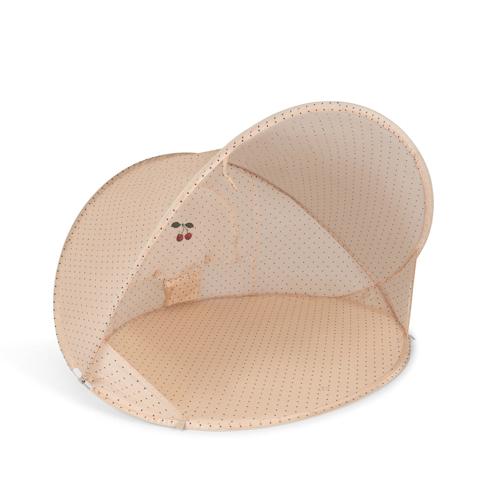 Konges Sløjd Stort Strand Pop-Up Telt - Navy dots