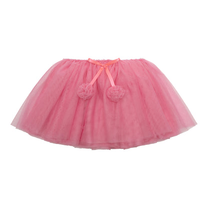 Pink tylskørt.