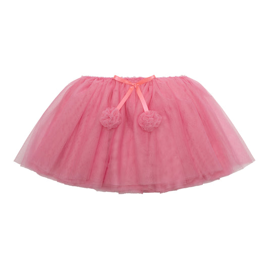 Pink tylskørt.
