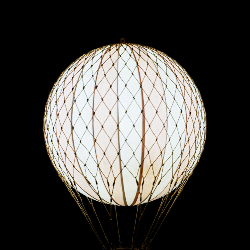 Authentic Models Travels light luftballon, 18cm. - Pink light - LED lys