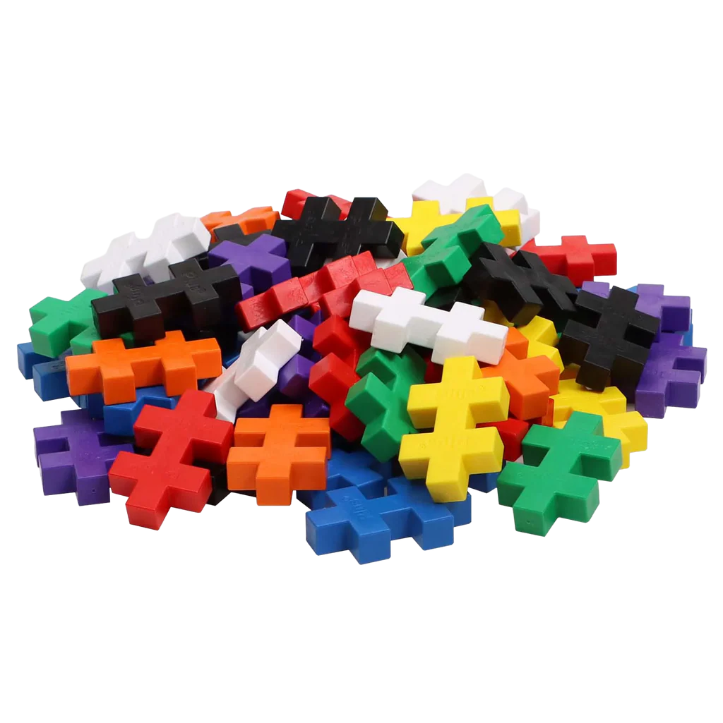 Plus-Plus BIG Gul metalkuffert - 70 stk