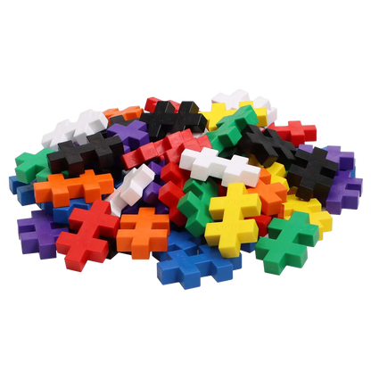 Plus-Plus BIG Gul metalkuffert - 70 stk